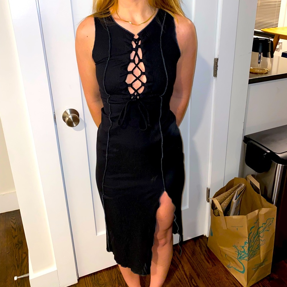 Black comfortable dress